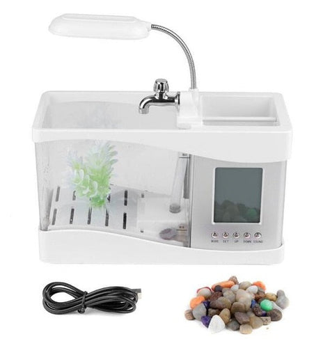 LCD Klok Mini Fiskekar Akvarium | Luvikno