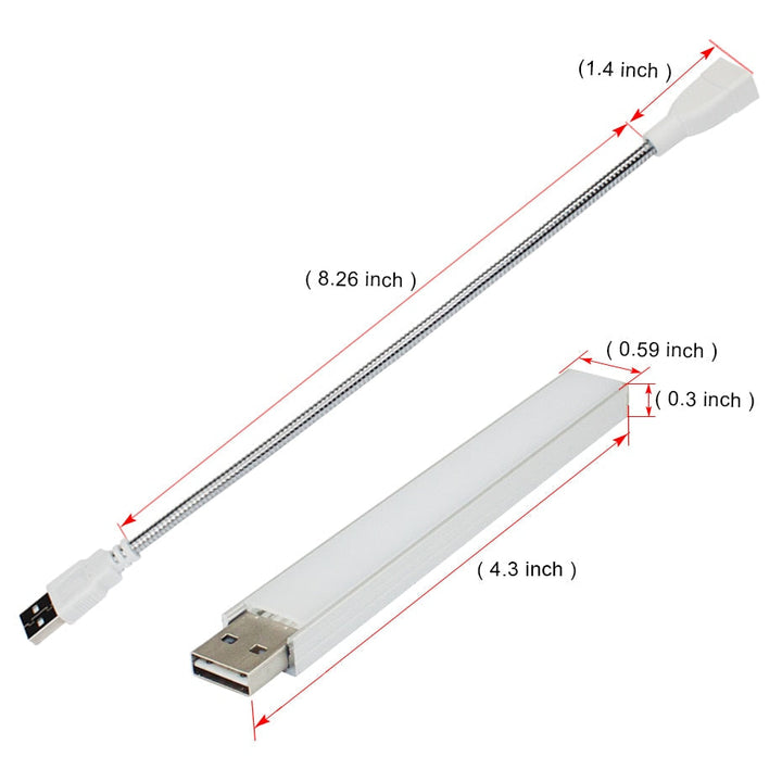 LED USB Plante Vekst Phyto Lampe | Luvikno