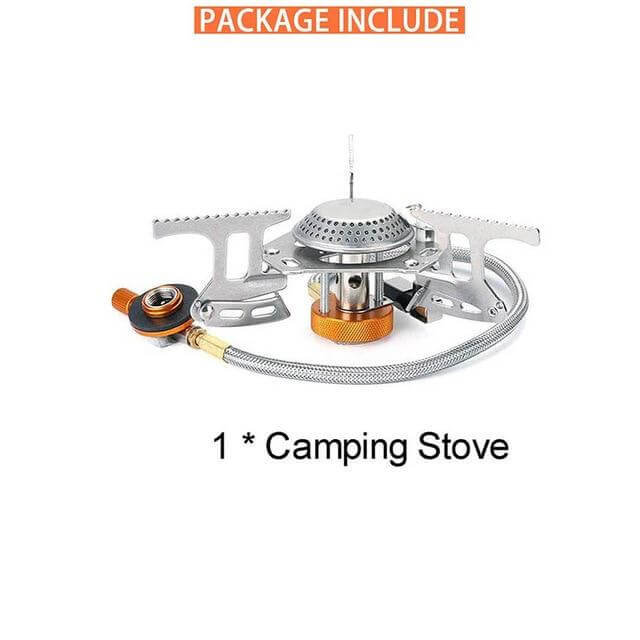 Spider X Camping Stove Set med kokeutstyr | Luvikno