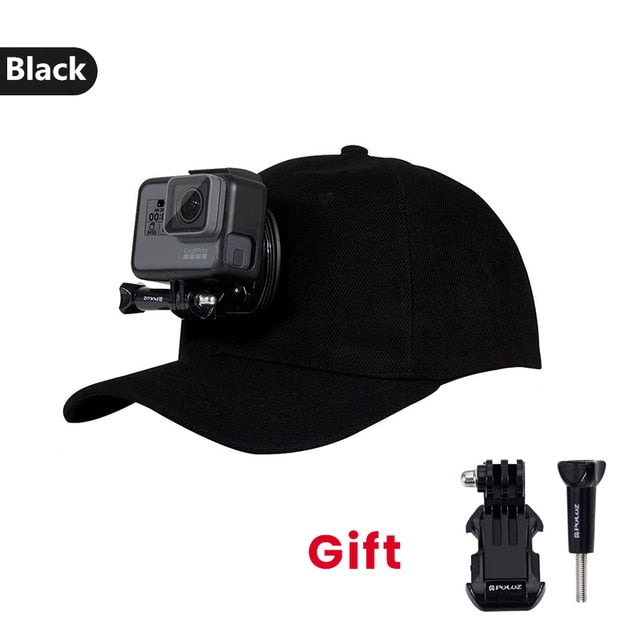 Justerbar actionkamera-hatt | Luvikno