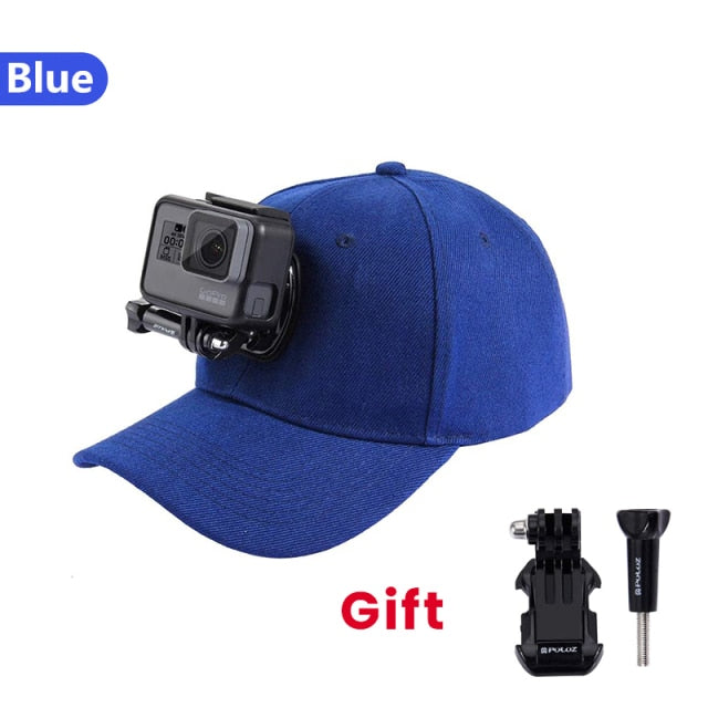 Justerbar actionkamera-hatt | Luvikno