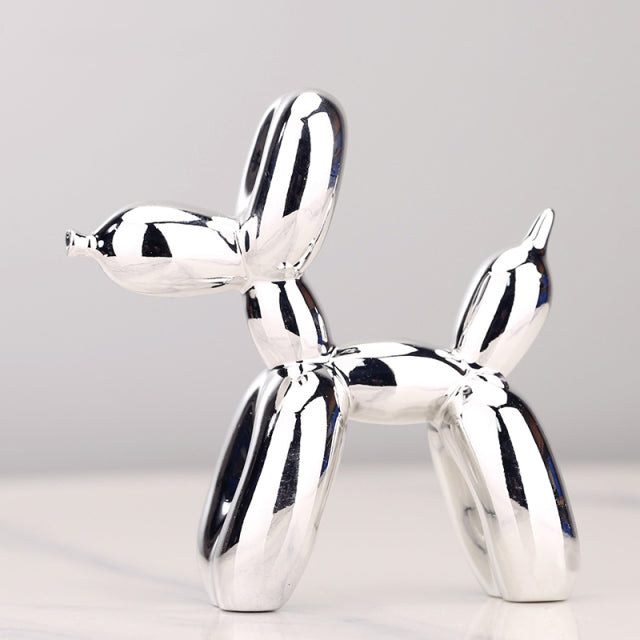 Nordic Resin Balloon Dog Figurer | Luvikno
