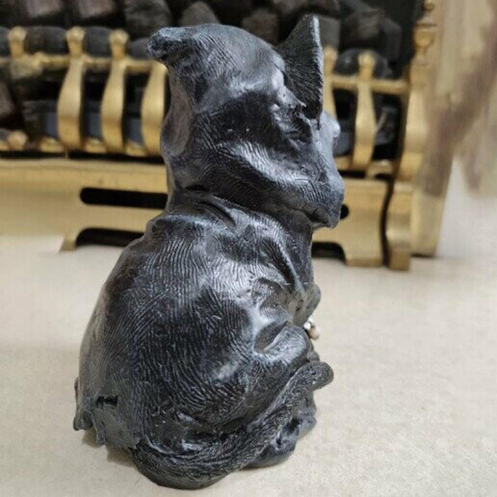 Resin Luviknoack Cat Statue Decor | Luvikno