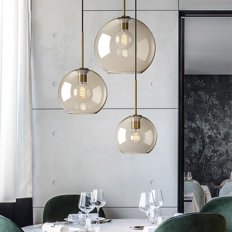 Moderne Glasshengende Lampen | Luvikno