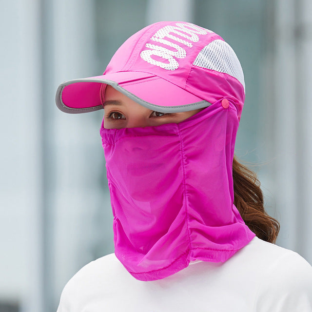 Anti-Ultrafiolett Utendørs Pustende Sommermaske Hatt | Luvikno