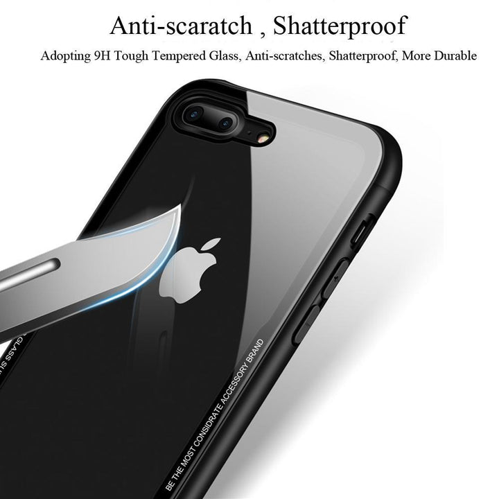 Herdet Glass iPhone Etui | Luvikno