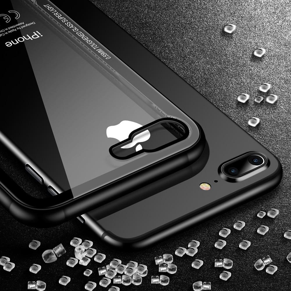 Herdet Glass iPhone Etui | Luvikno