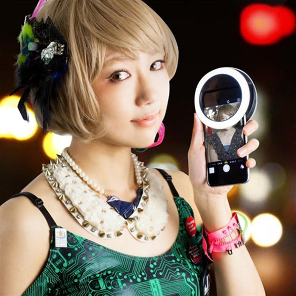 LED Ring Flash Mobil Kamera Lys | Luvikno