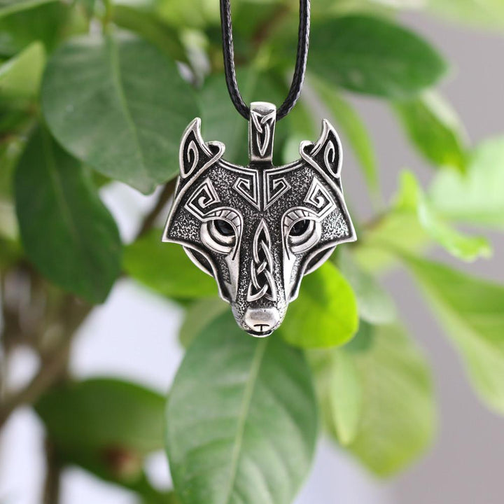 Norse Wolf Head Halskjede - Gratis Frakt! | Luvikno