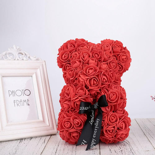 Valentine's Day Rosebud Bear | Luvikno