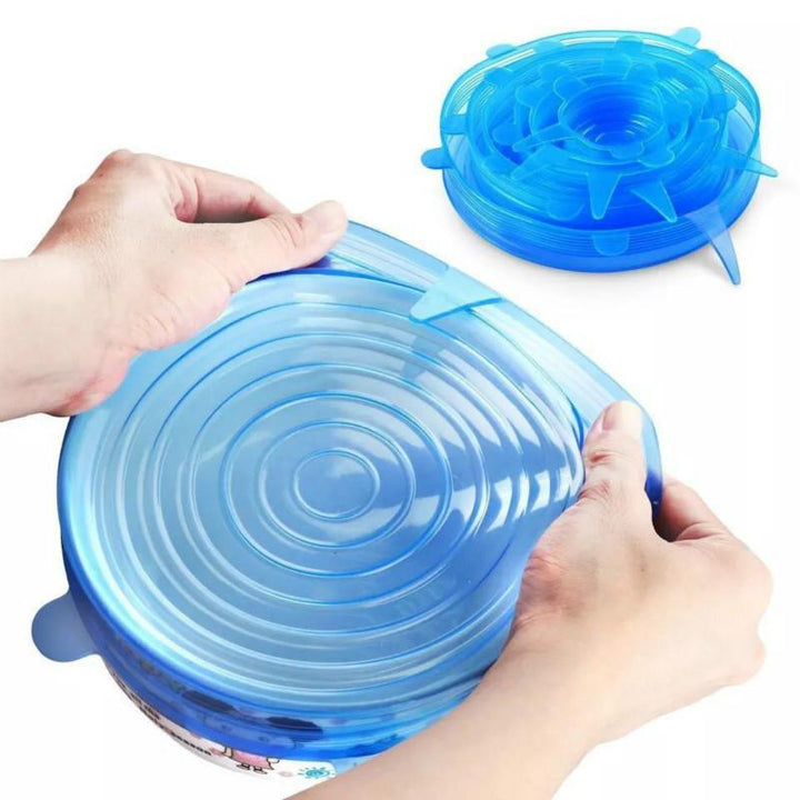 EcoLid - 6 Silikon Reusable Stretch Covers | Luvikno