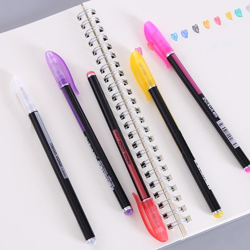 Glitzerly Glitter Gel Penner Set | Luvikno