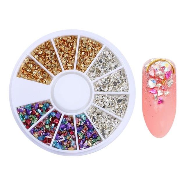 Rhinestone Nail Art Perler | Luvikno
