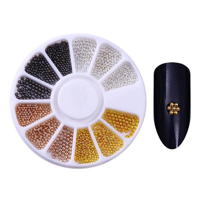 Rhinestone Nail Art Perler | Luvikno
