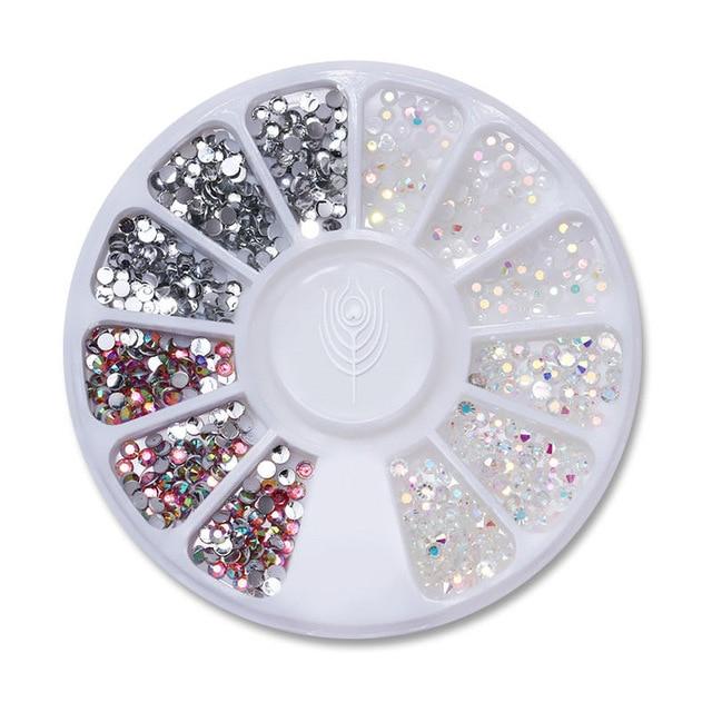 Rhinestone Nail Art Beads | Luvikno