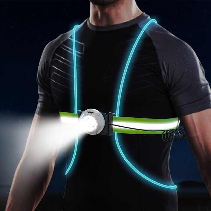 Luvikno | ReflectSafe LED Sikkerhetsvest for Løping