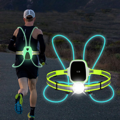 Luvikno | ReflectSafe LED Sikkerhetsvest for Løping