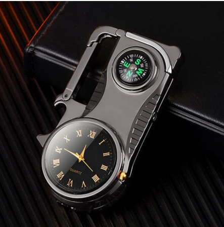 Compass Fire Camping Vindavvisende Lighter Klokke | Luvikno