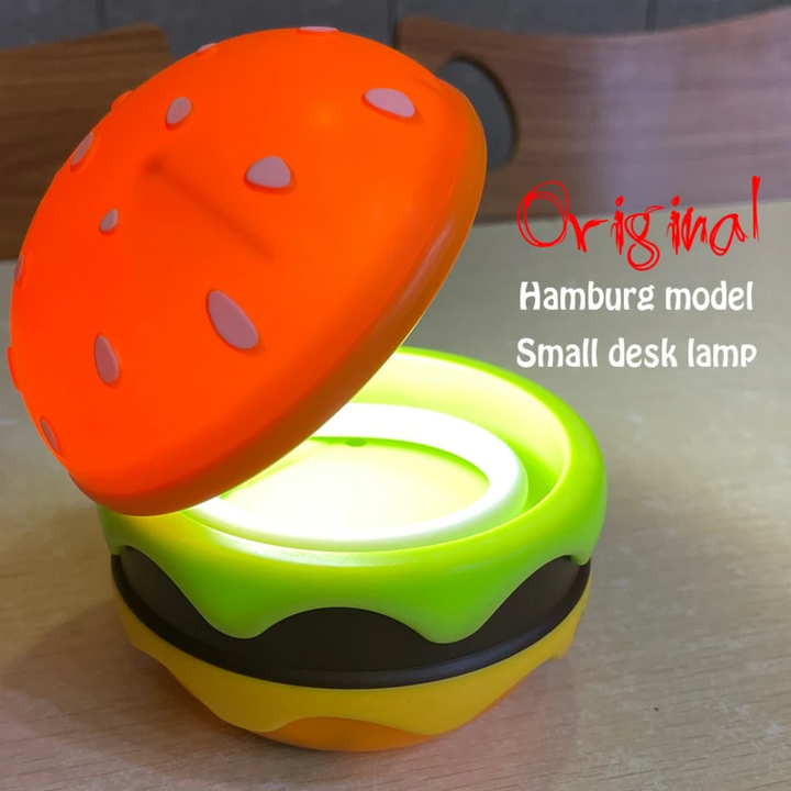 Brettbar Trådløs Unik Hamburger Bordlampe | Luvikno