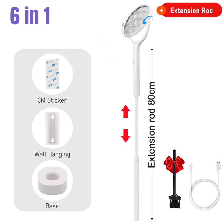 6in1 Roterbar Elektrisk Myggfanger | Luvikno