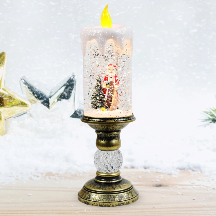 Crystal Echo Christmas Water Candle | Luvikno