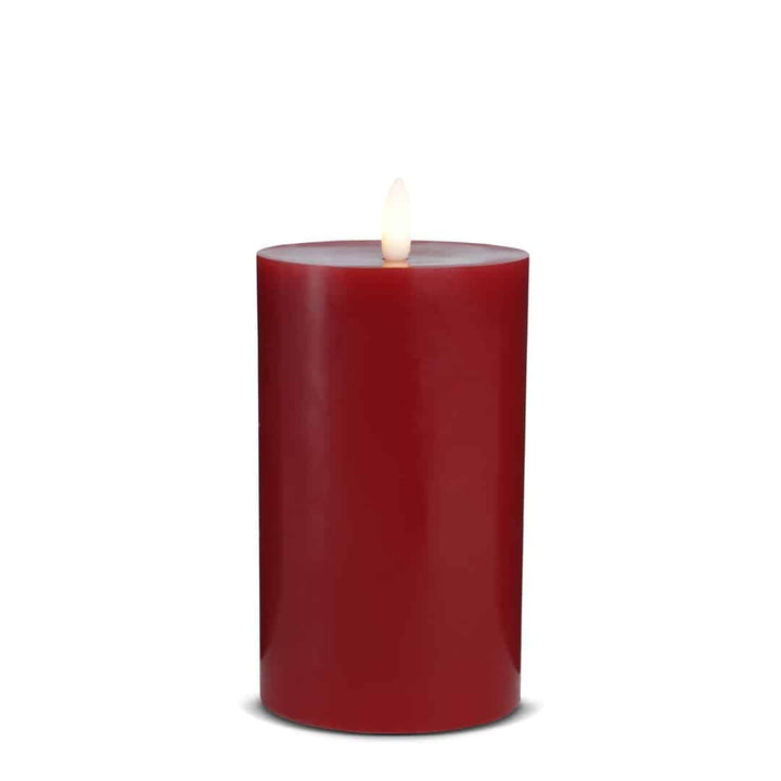 LED Stearinlys (1 stk) med realistisk 3D flamme 7,5 x 15 cm | Luvikno