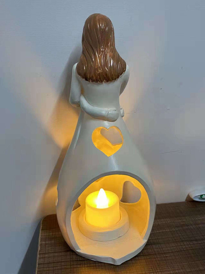 Bordlampe med romantisk har design Luvikno