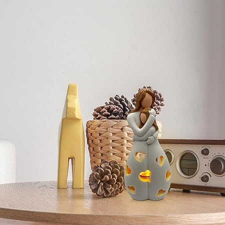 Bordlampe Romantisk Harpiks Varm Hjerte Lys Luvikno