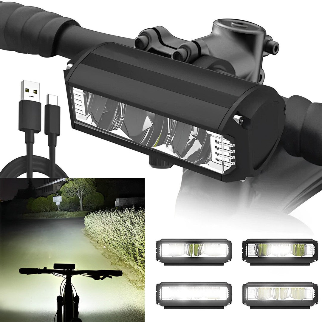 Sterk sykkel front LED-lampe Luvikno