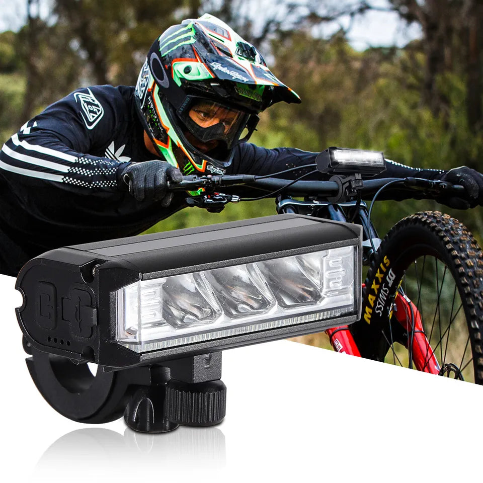 Kraftig sykkel front LED hodelykt Luvikno