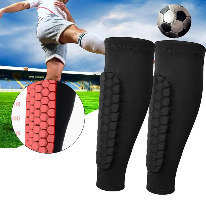 Luvikno | Shin Guards FlexGuard Pro | Støtdempende honeycomb-design | Pustende og ultralett