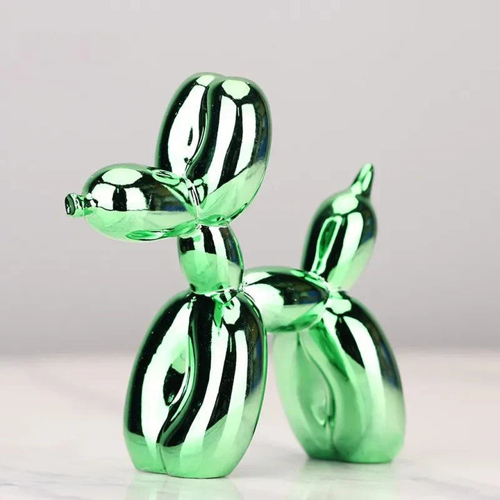 Ballonghund Skulptur | Skinnende Harpiks Dekorasjon | Flere Farger