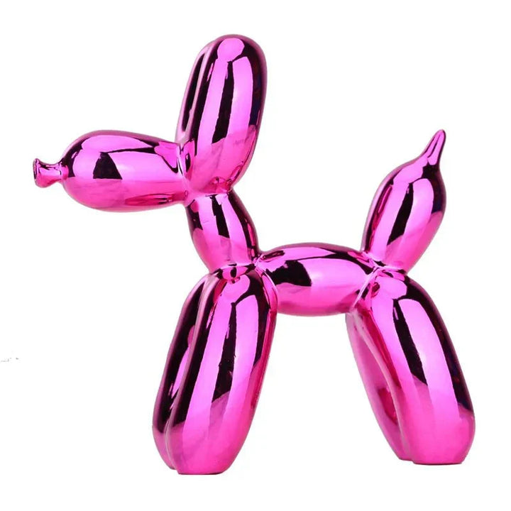 Ballonghund Skulptur | Skinnende Harpiks Dekorasjon | Flere Farger