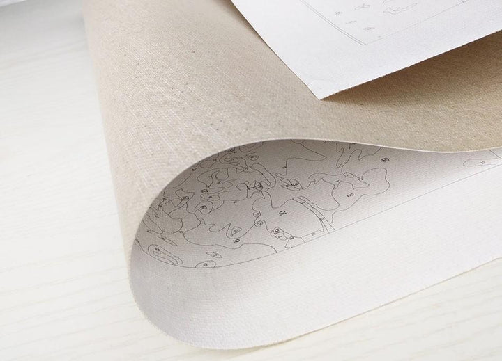 Ship at Sea - Van-Go Mal Etter Tallfor å Nummerere Kit | Luvikno