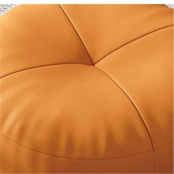 ZenCushion – Runde japanske setekuddeler laget av nappa-lær i Tatami-stil | Luvikno