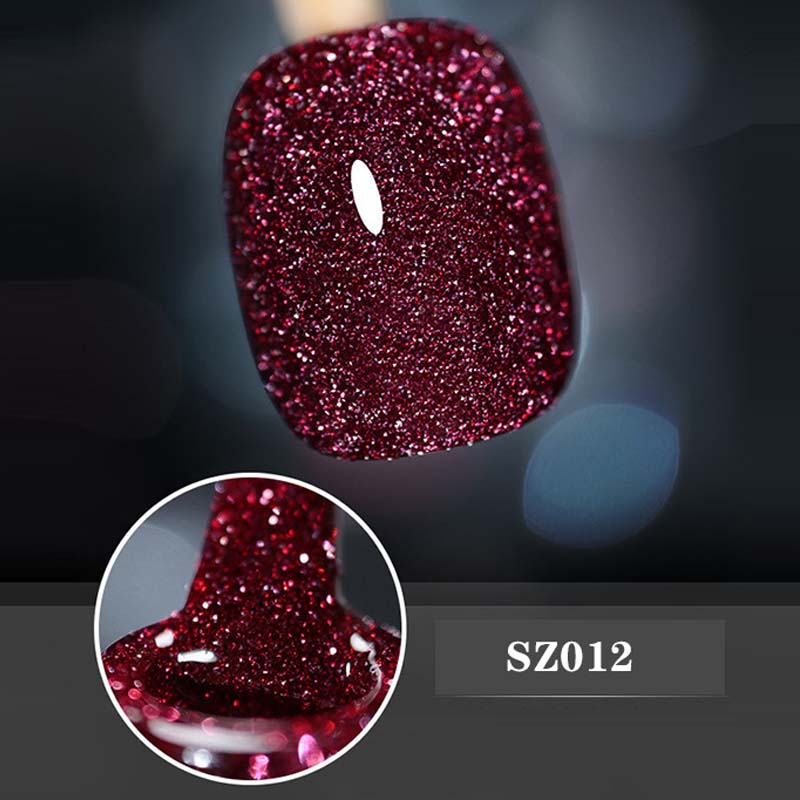 Høy tetthet glitter neglelakk gel | Luvikno