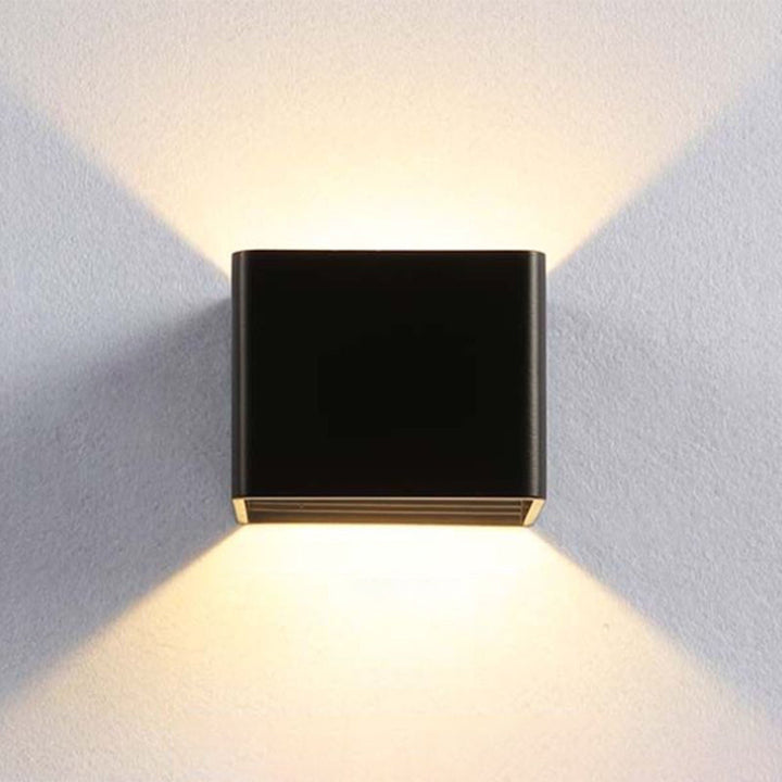 Moderne Firkantet Vegglampe Innendørs - Vegglampe for Oppholdsrom | Luvikno