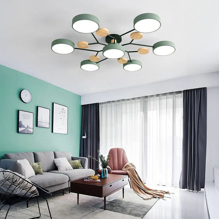 Moderne LED Taklampe Flush Mount Luvikno