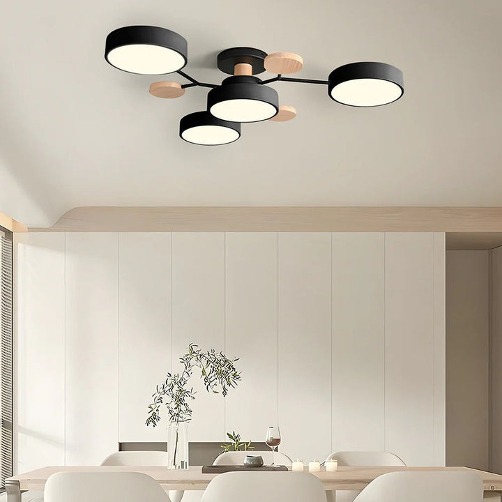 Moderne LED Taklampe Flush Mount Luvikno