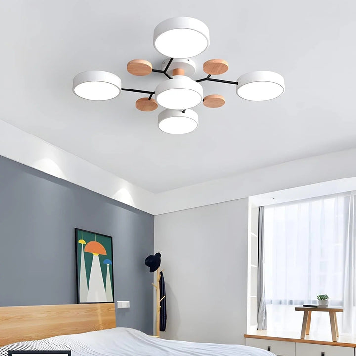 Moderne LED Taklampe Flush Mount Luvikno