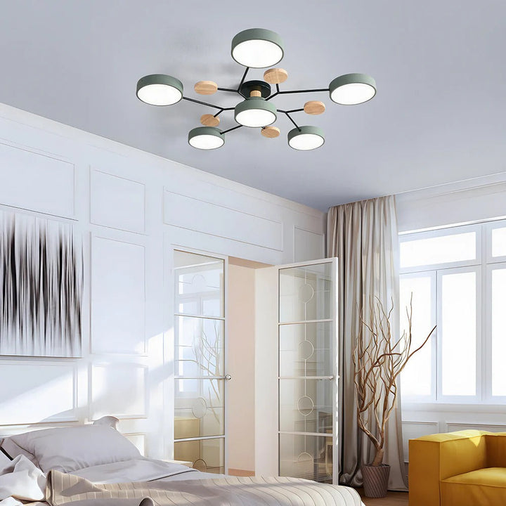 LED Moderne Taklampe Luvikno