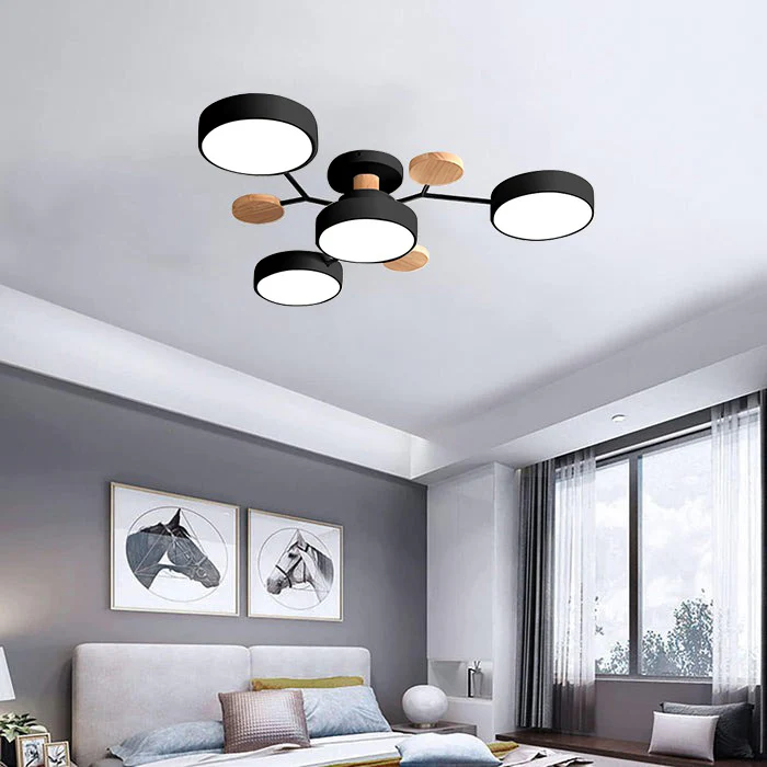 Moderne Innfelt LED Taklampe Luvikno