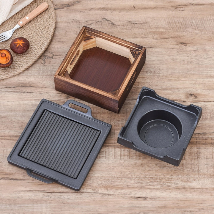 Røykfri Bærbar Grill Kull Husstand Non-stick BBQ | Luvikno