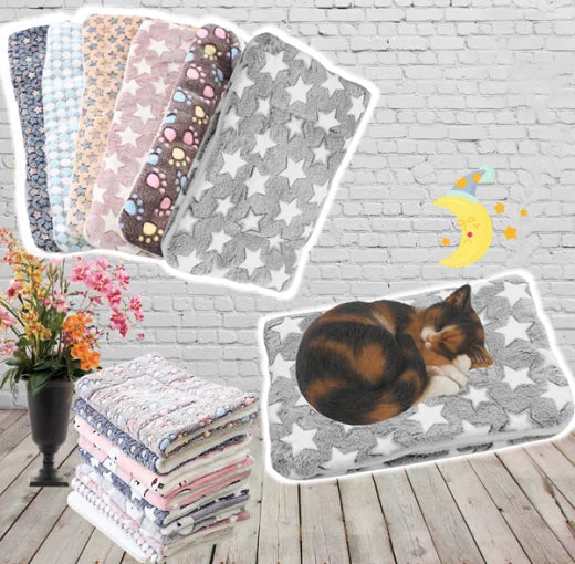 SnuggleSoft Varm Katt Teppet Luvikno