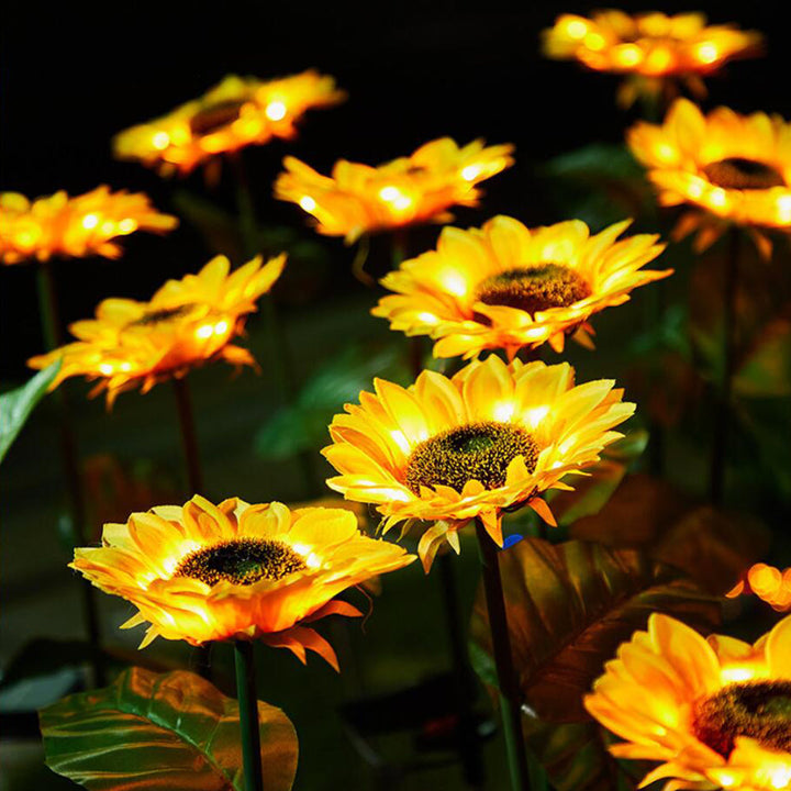 Solar-Solblomst-Hage-Lampe 80 cm | Luvikno