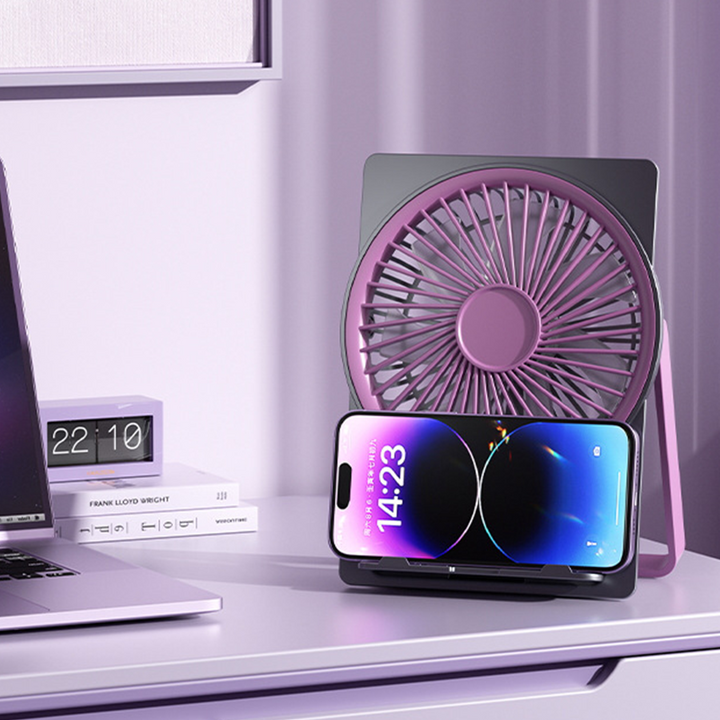 Ultra Slim Card USB Oppladbar Mini Vifte | Luvikno