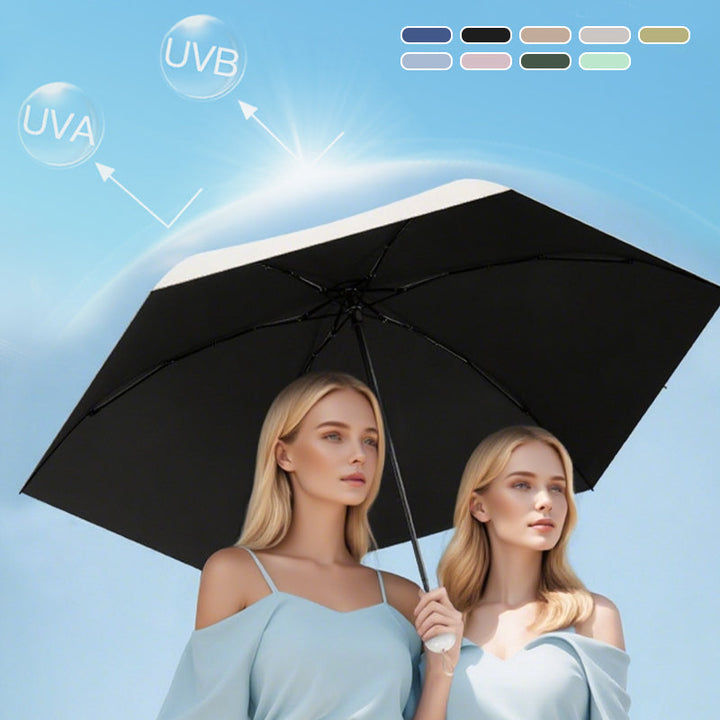 Hårfrisyre lommeparaply med UV-beskyttelse UPF50+ | Luvikno