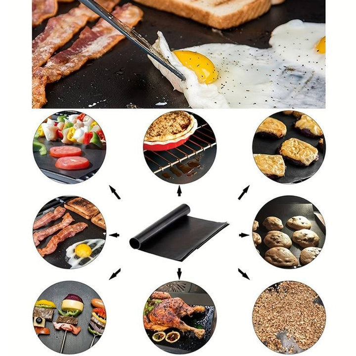 Gjenbrukbar teflon bakematte 40x33 cm – sett med 5 | Luvikno