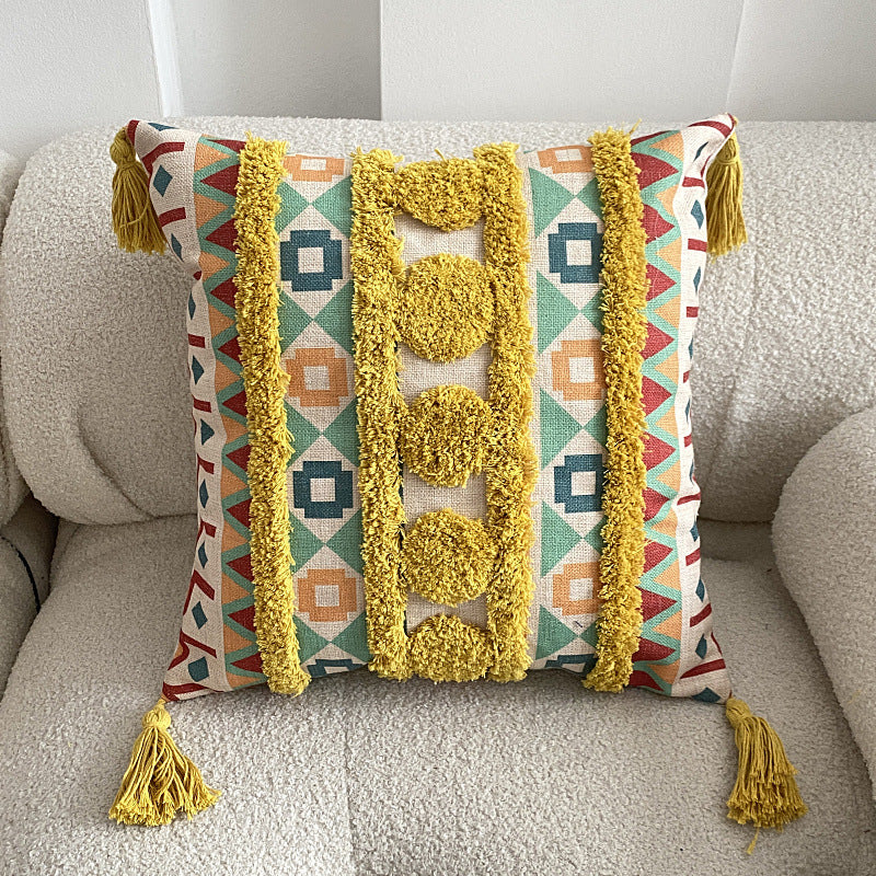 Boho fôret frynse kast puteomslag | Luvikno