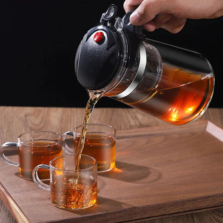 Tekanne for te med infuser glasskettle varmebestandig tekanne | Luvikno